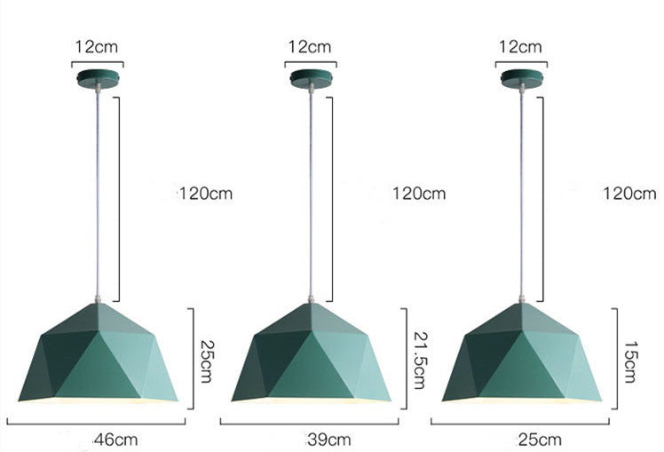Colorful Hanging Lamps