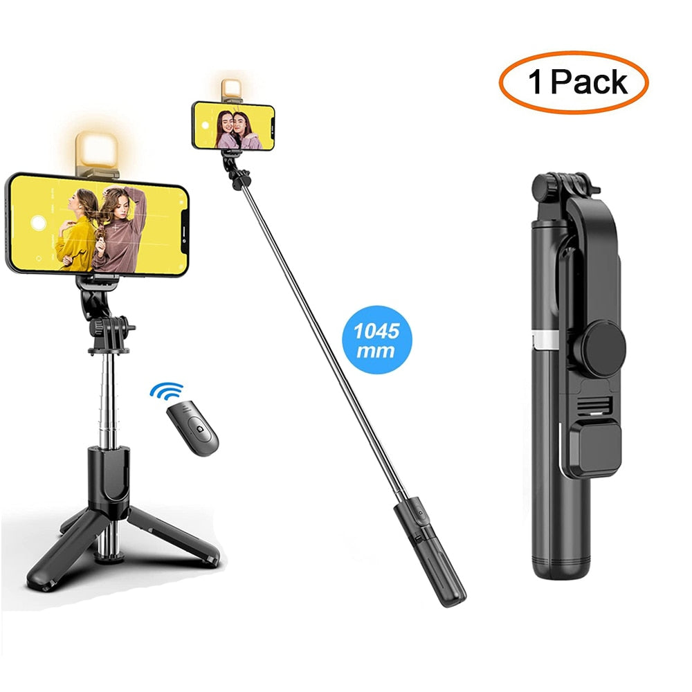 Mini Tripod 3 in 1 Selfie stick with Remote