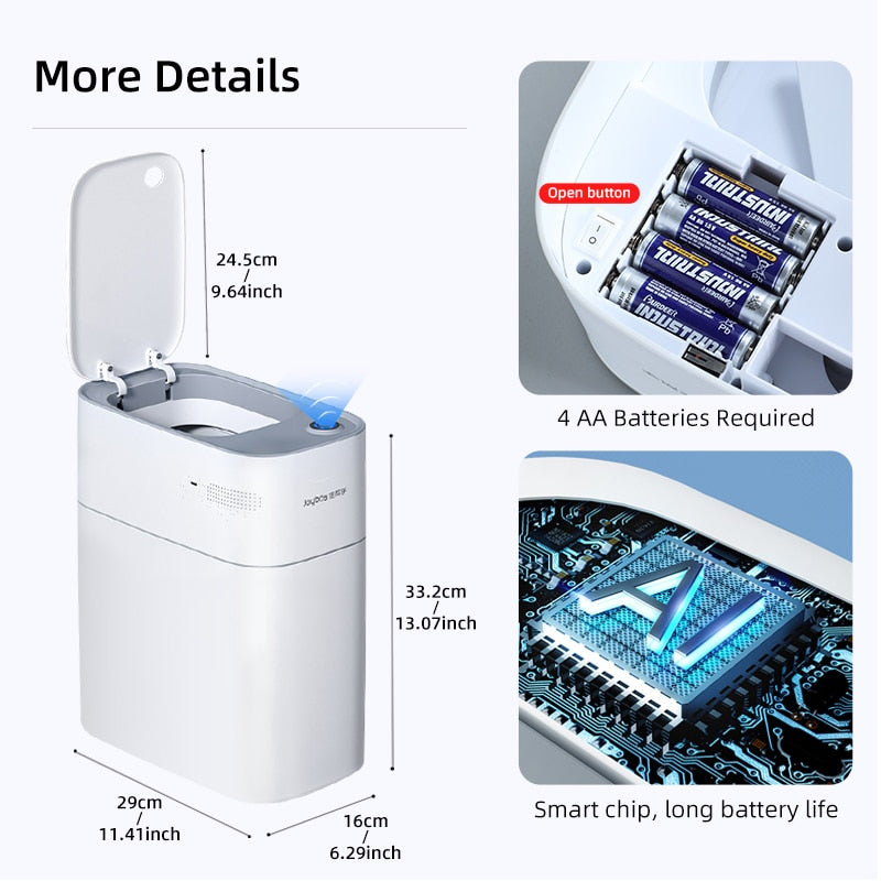 Smart Automatic Bagging Electronic Trash